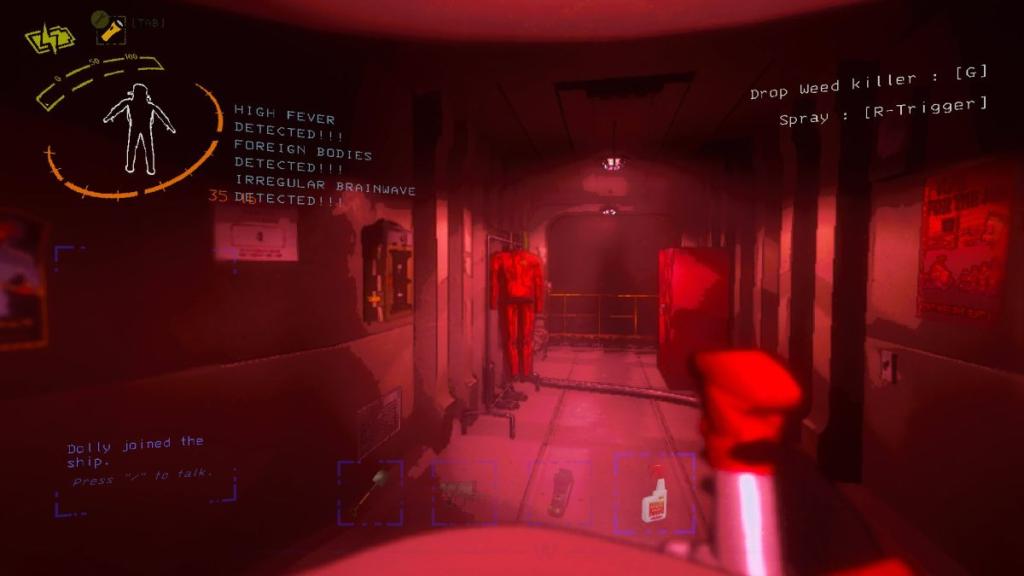 Red screen warning for foreign bodies before death in lethal company