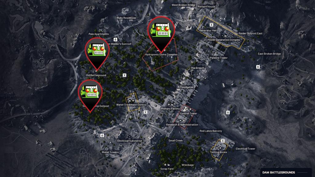 Swamp locations