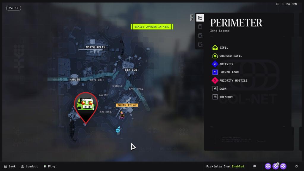 Terminal location in Overflow