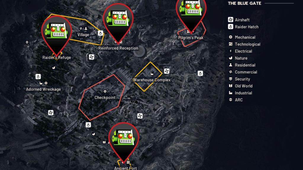 The Blue Gate map in ARC Raiders