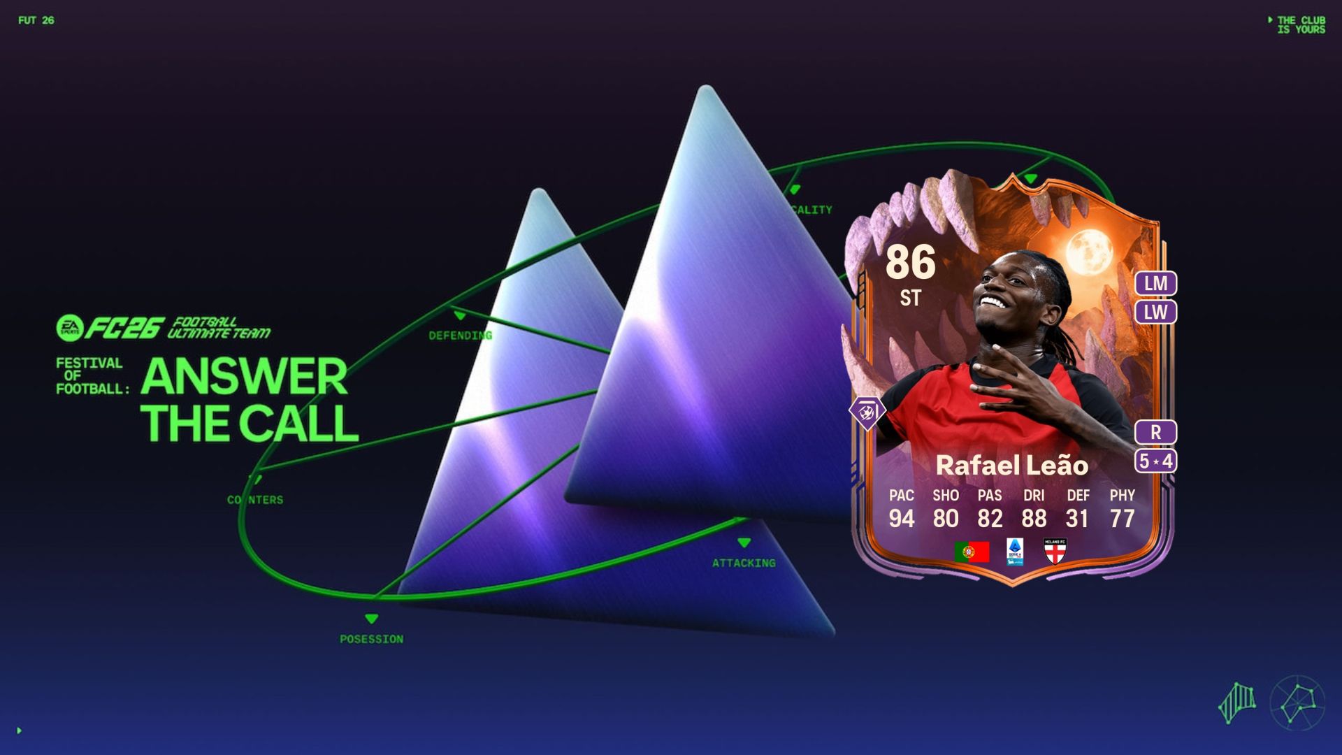 Rafa Leao Ultimate Scream in FC 26