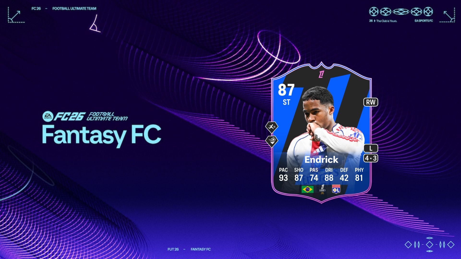 Endrick LaLiga POTM in FC 26