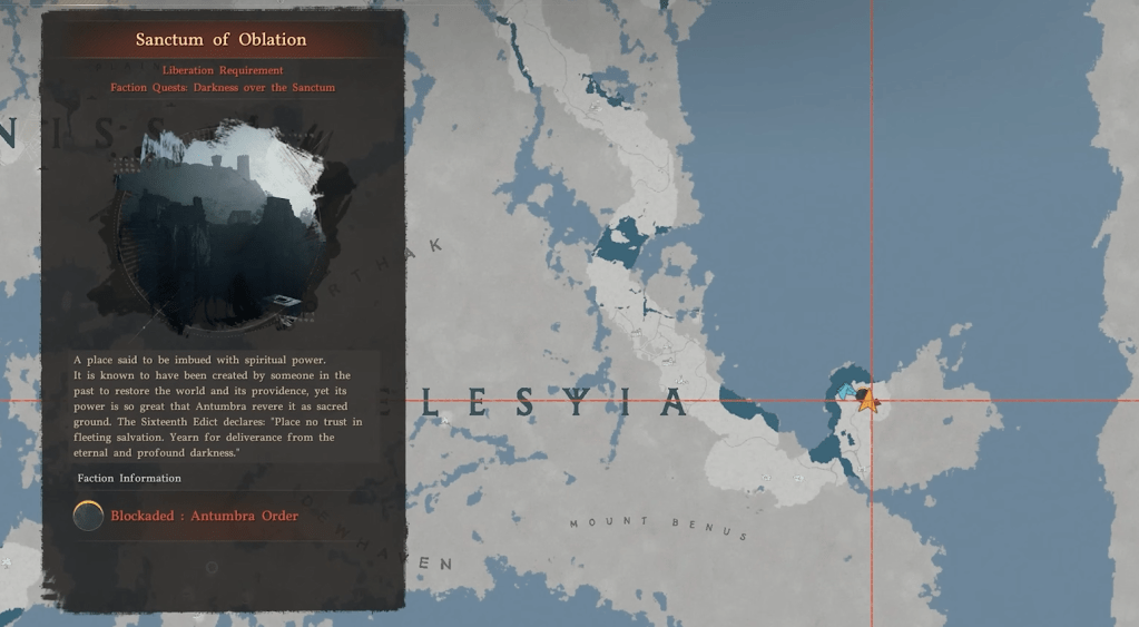 Sanctum of Oblation location in Crimson Desert