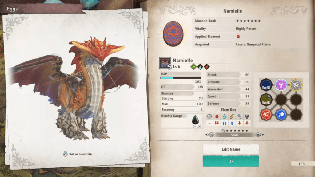 Young Namielle in Monster Hunter Stories 3
