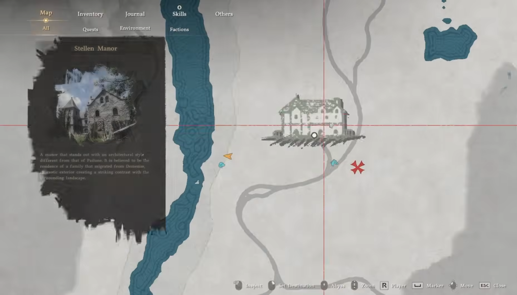 Stellen Manor location in Crimson Desert