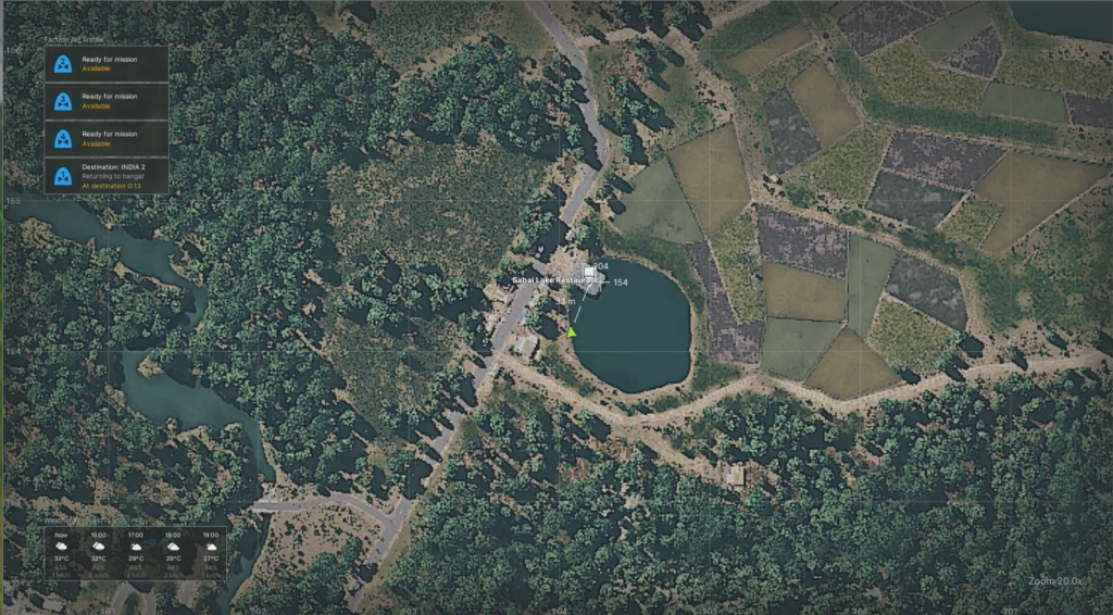 Sabai Lake Restaurant location