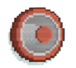 A coin that's shaped like a speaker.