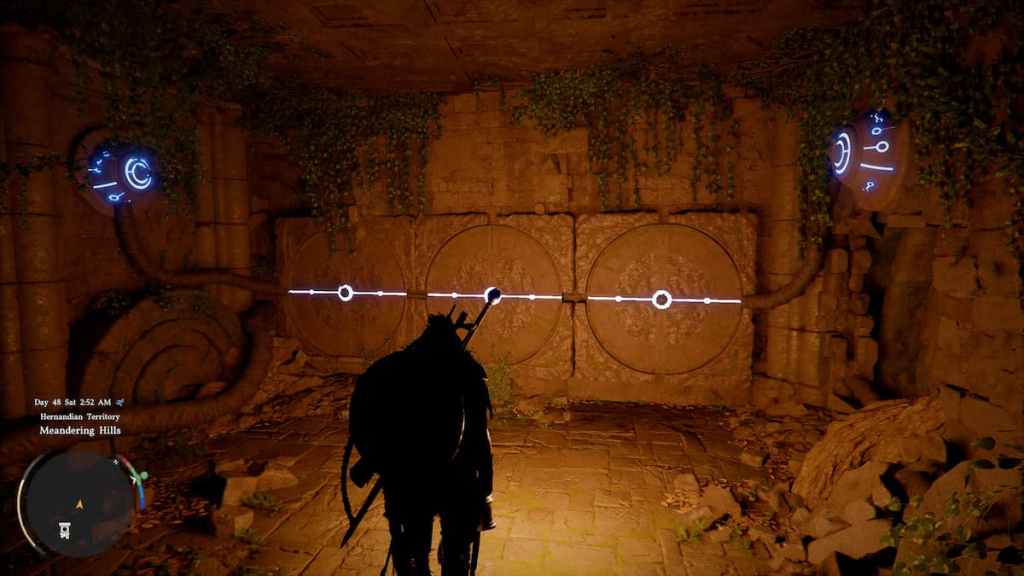 Ancient Ruins puzzle in Crimson Desert's Hernand region. 