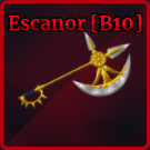 Escanor sword from Sailor Piece Roblox experience.