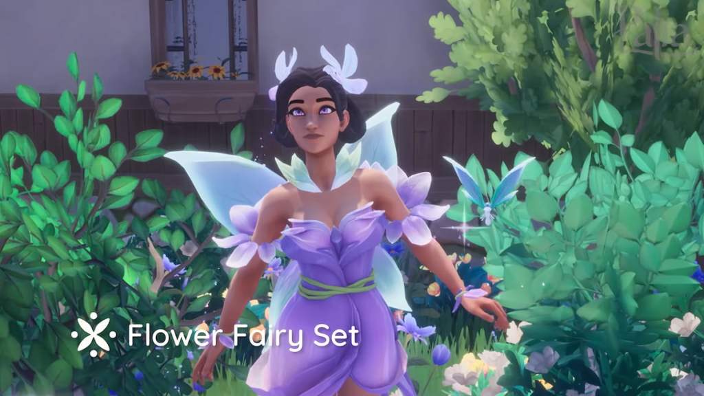 Flower fairy outfit in palia