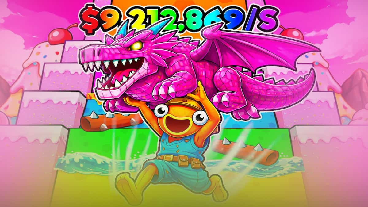 Promo image for Go Up for Brainrots Fortnite.