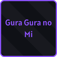 Gura Gura no Mi Devil Fruit from Fruit Piece Incremental Roblox experience.