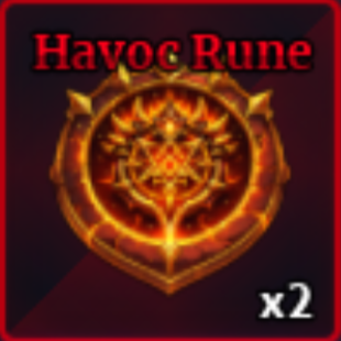 Havoc Rune from Sailor Piece Roblox experience.