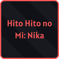 Hito Hito no Mi: Nika Devil Fruit from Fruit Piece Incremental Roblox experience.