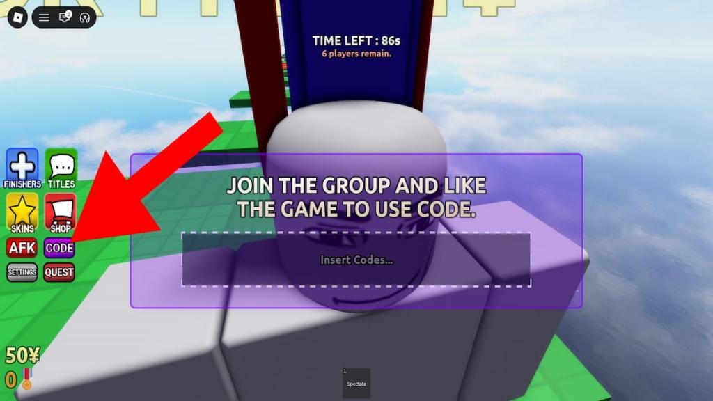 How to redeem Jujutsu Randomizer codes.