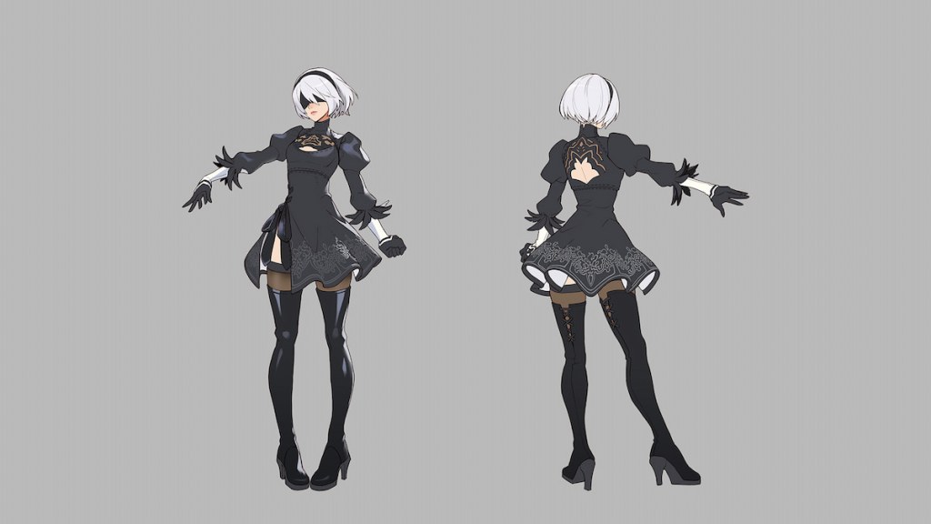 Kiriko as NieR: Automata 2B in Overwatch