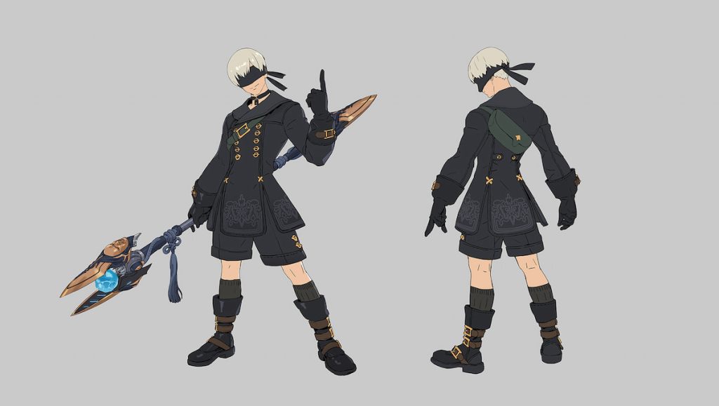 Overwatch Wuyang as Nier Automata 9S