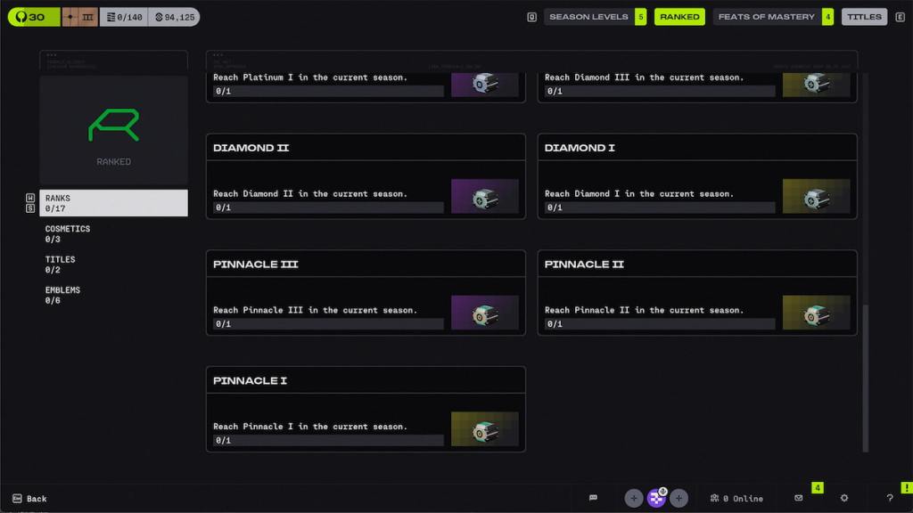 Marathon season 1 ranked rewards