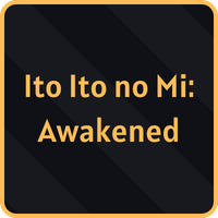 Ito Ito no Mi: Awakened Devil Fruit from Fruit Piece Incremental Roblox experience.