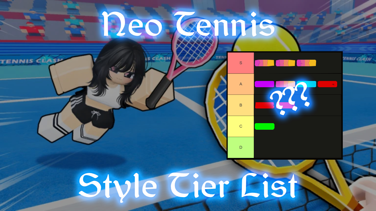 neo tennis style tier list and guide