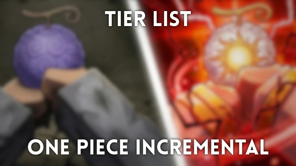 One Piece Incremental tier list cover image.