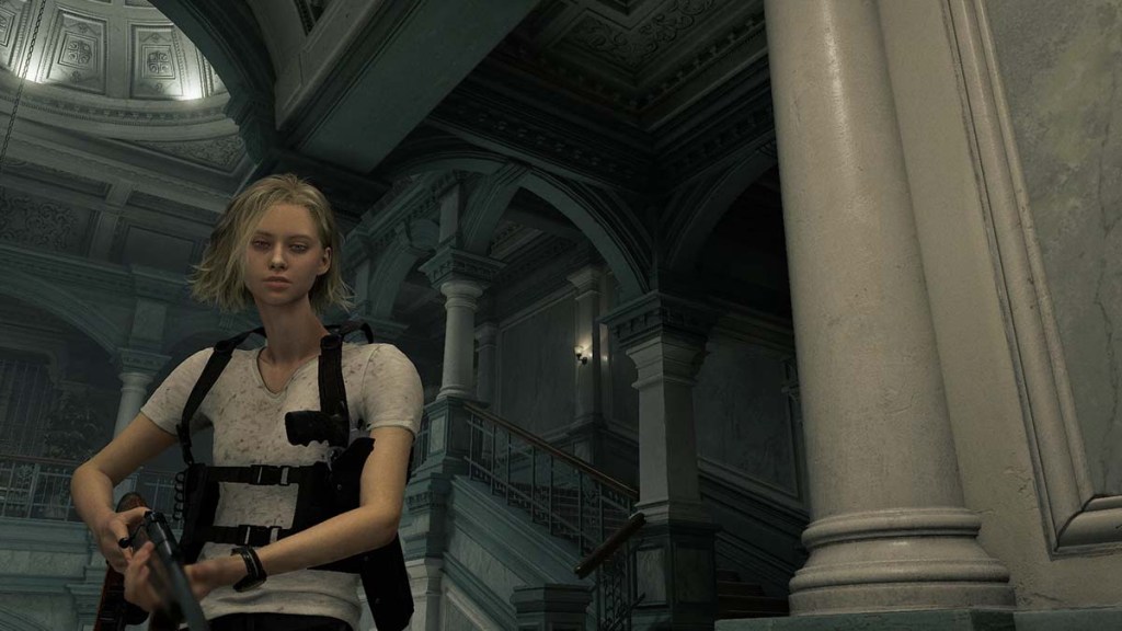 Grace's model in Leon's sections of Resident Evil Requiem
