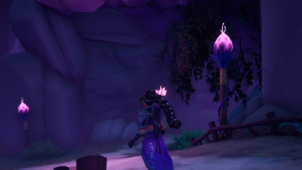 Running through the elderwood region in palia