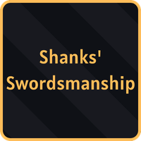 Shanks' Swordsmanship Fighting Style from Fruit Piece Incremental Roblox experience.