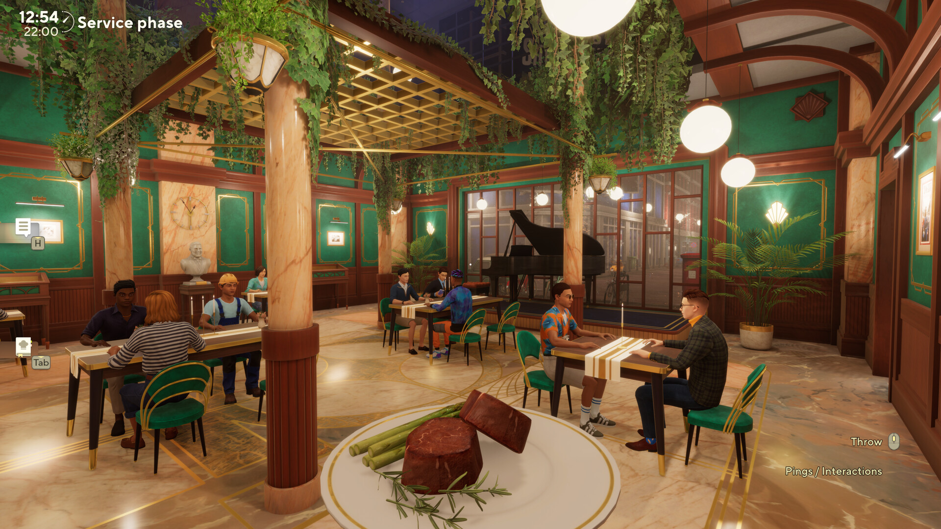 A restaurant room in Cooking Simulator 2