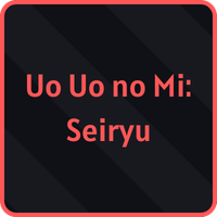 Uo Uo no Mi: Seiryu Devil Fruit from Fruit Piece Incremental Roblox experience.