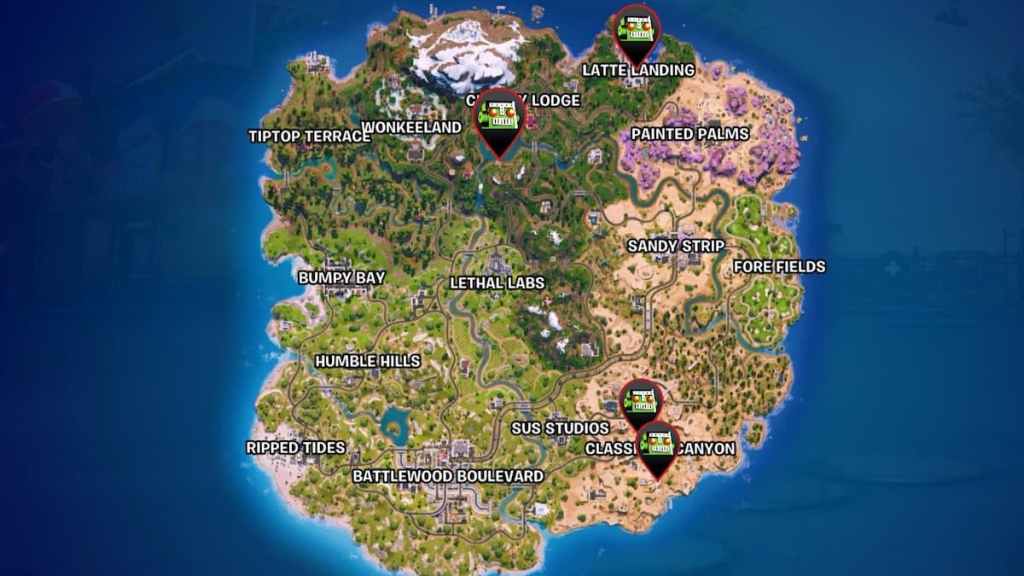 Witness map locations in fortnite