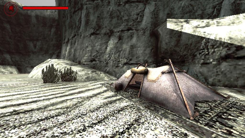 The tent on the surface in Idols of Ash