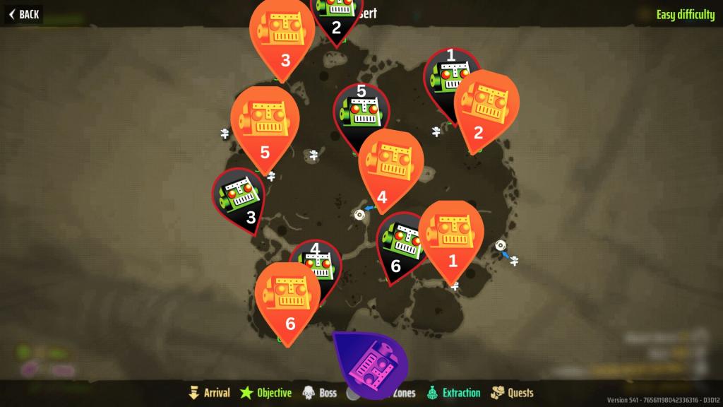 Desert map