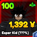 Esper Kid unit from Re: Rangers X Roblox experience.