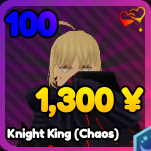 Knight King unit from Re: Rangers X Roblox experience.