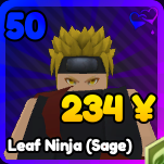 Leaf Ninja unit from Re: Rangers X Roblox experience.