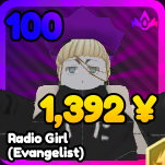 Radio Girl unit from Re: Rangers X Roblox experience.