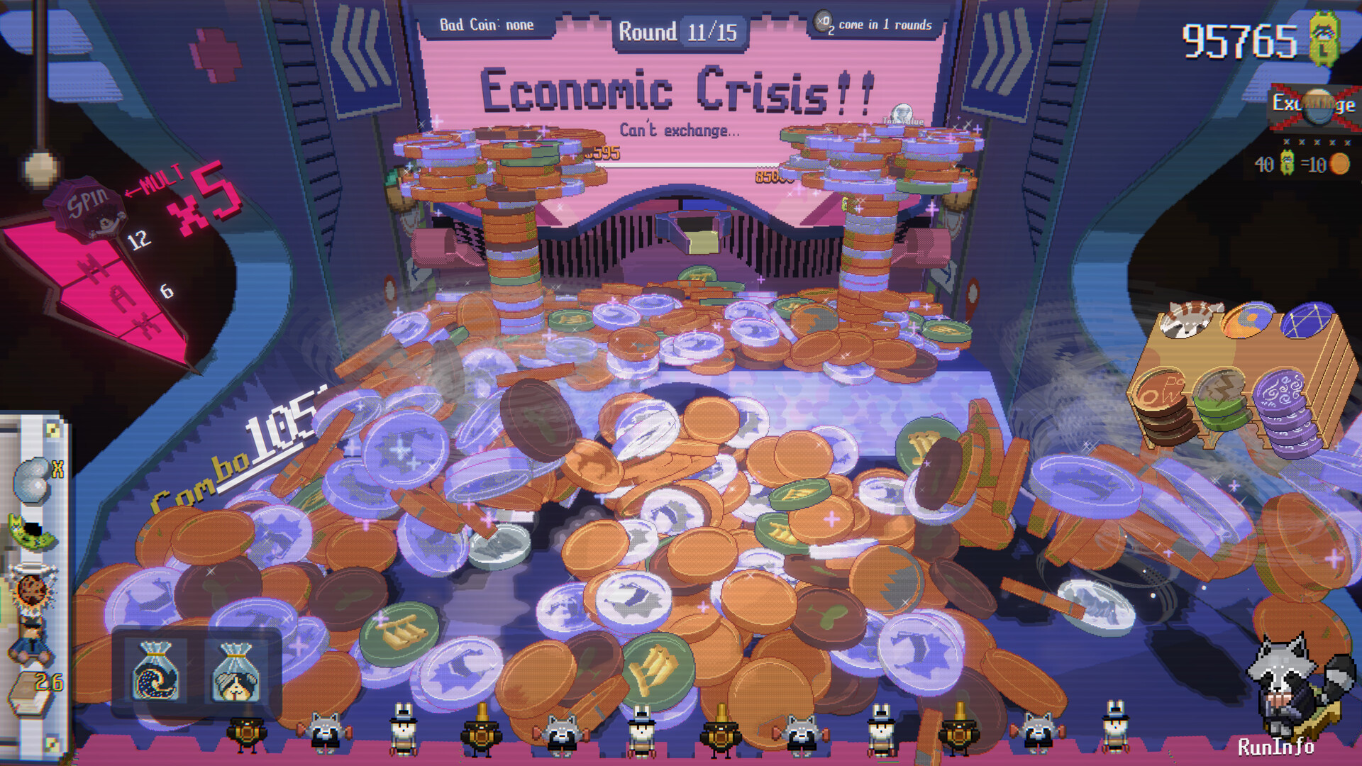 An Economic Crisis event in RACCOIN