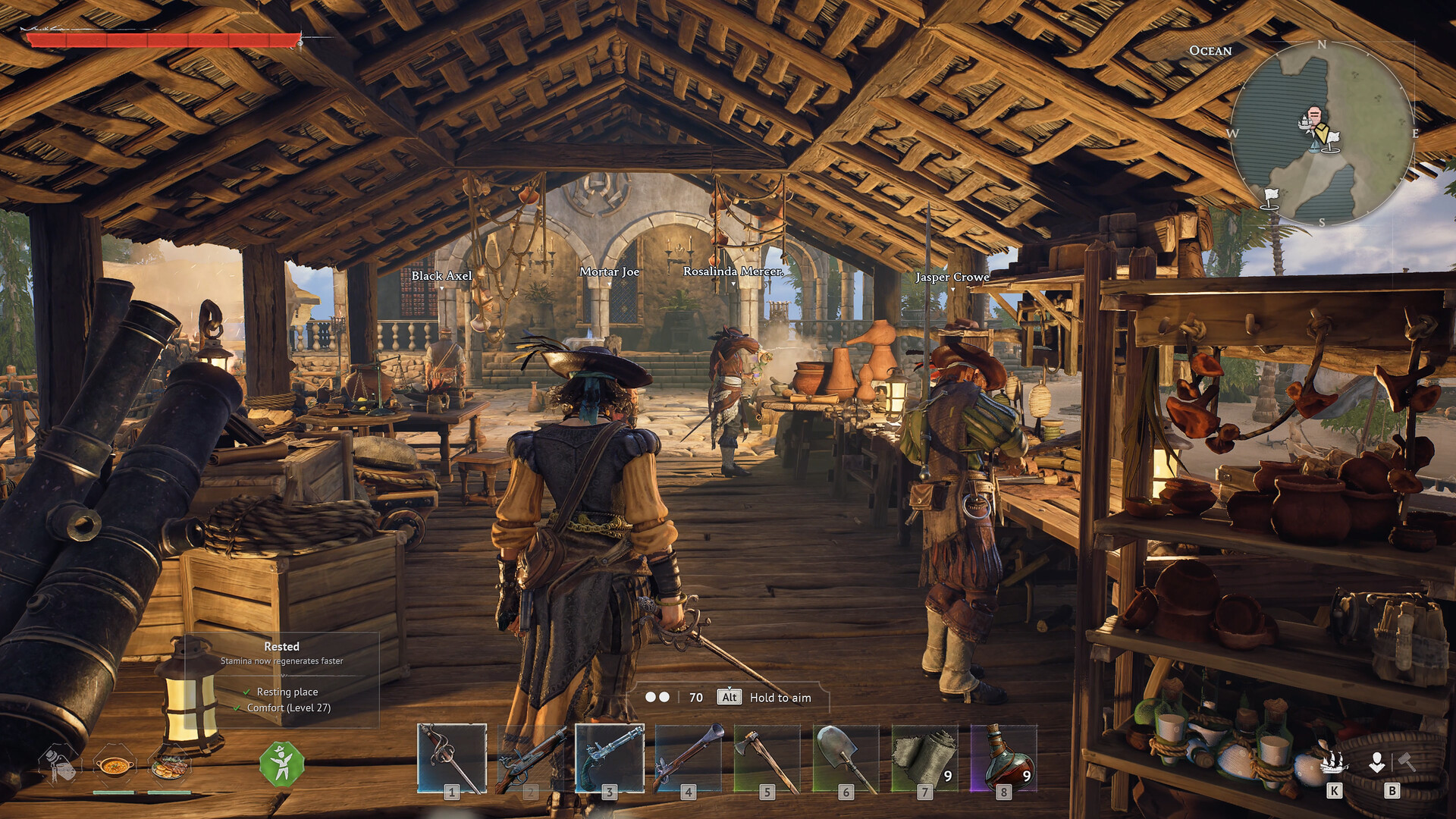 Roaming in Tortuga in Windrose