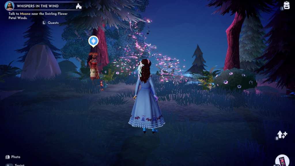 Swirling winds in disney dreamlight valley.