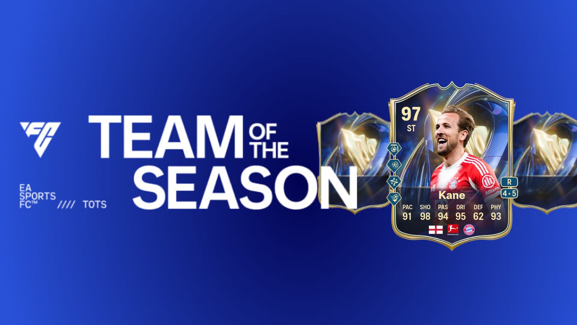 Harry Kane TOTS card in FC 26